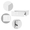 Mesilla De Noche Colgante 46x30x15 Cm Blanco Mdf Ml-design