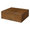 Mesilla De Noche Colgante 46x30x15 Cm Nogal De Mdf Ml-design