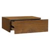 Mesilla De Noche Colgante 46x30x15 Cm Nogal De Mdf Ml-design