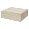 Mesilla De Noche Colgante 46x30x15 Cm Roble Sonoma De Mdf Ml-design