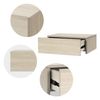 Mesilla De Noche Colgante 46x30x15 Cm Roble Sonoma De Mdf Ml-design