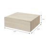 Mesilla De Noche Colgante 46x30x15 Cm Roble Sonoma De Mdf Ml-design