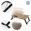 Mesa Para Ordenador Portátil Para Cama Madera De Roble Ml-design