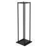 Leñero 33x115x33 Cm Metal Negro Ml-design