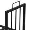 Soporte Para Leña 43x46x33 Cm Metal Negro Ml-design