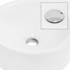 Lavabo Incl. Desagüe Con Rebosadero 45x36x13 Cm Blanca Ml-design