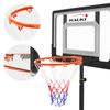 Juego De Canasta De Baloncesto Con Soporte Acero Rojo Hauki