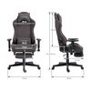 Silla Gaming Tela Gris/roja Ml-design