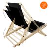 Set 2x Silla De Playa Madera De Pino 3 Posiciones Ecd Germany