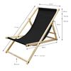 Set 2x Silla De Playa Madera De Pino 3 Posiciones Ecd Germany