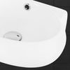 Lavabo De Cerámica 43x28x15 Cm Blanco Ovalado  Ml-design