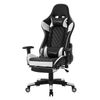 Silla Gaming Con Reposapiés 2d Reposabrazos Polipiel Blanco Ml-design