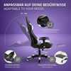 Silla Gaming Con Reposapiés 2d Reposabrazos Polipiel Blanco Ml-design