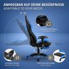 Silla Gaming Con Reposapiés 2d Reposabrazos Polipiel Azul Ml-design