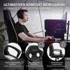 Silla Gaming Con Función Balancín Piel Sintética Blanca Ml-design