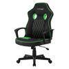 Silla Gaming Ajustable Asiento Ancho Piel Sintética Verde Ml-design