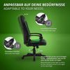 Silla Gaming Ajustable Asiento Ancho Piel Sintética Verde Ml-design