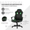 Silla Gaming Ajustable Asiento Ancho Piel Sintética Verde Ml-design