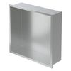 Nicho De Ducha 30x30x10cm Cm Plata Acero Inoxidable Luxebath