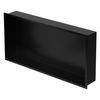 Nicho De Ducha 60x30 Cm Acero Inoxidable Negro Luxebath