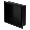 Nicho De Ducha 30x30x10cm Cm Negro Acero Inoxidable Luxebath