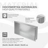 Hornacina De Ducha 60x30 Cm Plata Acero Inoxidable Luxebath