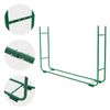 Soporte Para Leña Regulable, Metal Verde Ml-design