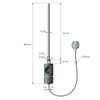 Radiador De Baño Eléctrico Con Resistencia 900w 600x1800 Mm Antracita