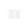 Radiador Toallero De Baño Stella Horizontal 870x600 Mm Blanco Luxebath