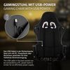 Silla Gaming Con Rgb Y Bluetooth Piel Sintética Camuflaje Ml-design