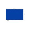 Lona Con Ojales 3x6m 650 G/m², 10 Tiras Elásticas Azul Pvc Ecd Germany