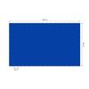 Lona Con Ojales 4x8m 650 G/m², 10 Tiras Elásticas Azul Pvc Ecd Germany