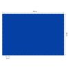 Lona Con Ojales 5x9m 650 G/m², 10 Cinta Elásticas Azul Pvc Ecd Germany