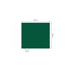 Lona Ojales 3x4 M 650 G/m², 10 Tiras Elásticas Verde Pvc Ecd Germany