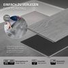 Deluxe Pvc Flooring 122x18 Cm, 1,54m²/7, Gris Ml-design