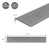 Deluxe Pvc Flooring 122x18 Cm, 1,54m²/7, Gris Ml-design