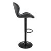 Juego De 4 Taburete De Bar, Altura 63-83cm, Gris Ml-design