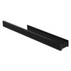 Toallero De Pared Sin Taladrar Para Baños 39 Cm Acero Negro Ml-design