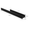 Toallero De Pared Sin Taladrar Para Baños 39 Cm Acero Negro Ml-design