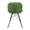 Juego De 4 Sillas De Comedor Con Respaldo, Verde Ml-design