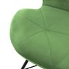 Juego De 4 Sillas De Comedor Con Respaldo, Verde Ml-design