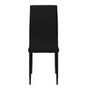 Juego De Comedor Sillas Mesa 5 Piezas Negro Ml-design