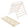 Triángulo De Escalada Para Niños 73x72x70cm Madera Natural/blanco Joyz