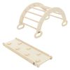 Arco De Escalada Para Niños 89x52x45,5 Cm Natural Joyz