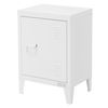 Archivador Metálica De Oficina 40x30x57,5 Cm Acero Blanco Ml-design