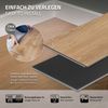 Deluxe Pvc Flooring 122x18cm, 3,08m²/14 Planchas, Marrón Ml-design