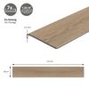 Deluxe Pvc Flooring 122x18cm, 3,08m²/14 Planchas, Marrón Ml-design