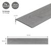 Deluxe Pvc Flooring 122x18 Cm, 3,08m²/14 Planchas, Gris Ml-design