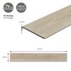 Deluxe Pvc Flooring 122x18 Cm, 6,16m²/28 Planchas, Marrón Ml-design