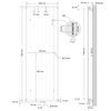 Plan Radiador Con 3 Toalleros 604x1800 Mm Antracita Luxebath